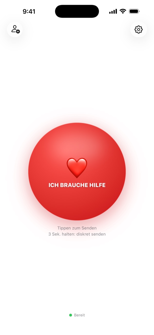Startbildschirm – Ein Knopf für die ganze Familie